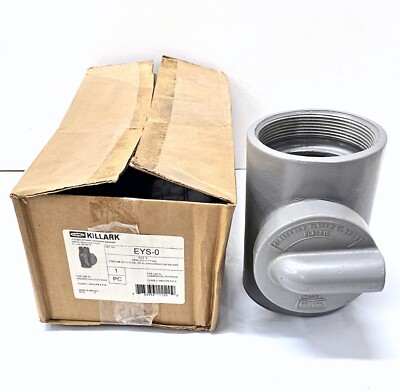 Killark EYS-0 Aluminum 4'' Hazardous Loca Sealing Fitting - Steel & Alum Pipe NEW