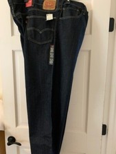 Levis 559 Relaxed Straight Leg Big  Tall Jeans Mens Blue NWT 52 X30 100Cotton