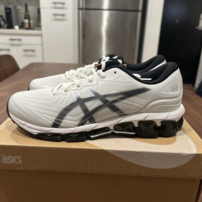 NEW Asics Gel-Quantum 360 VII 1201A481-102 Men’s White/Black Sneakers Size 