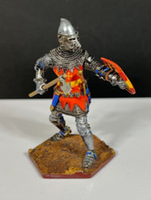 Grenada Studios Knight w/ Hinged Mask Removeable Axe Metal MIniature EL0036-1