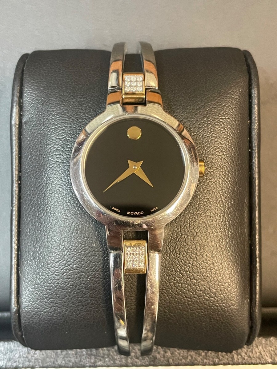 Movado Amorosa Diamond Two ToneLadies Quartz Watch 0607185  display picture 2