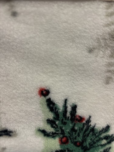 North Pole Post Office Plush Throw Blanket 50”x70” Christmas Santa Claus - Picture 3 of 5