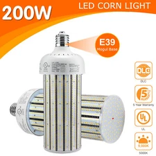 200W LED Corn Cob Light Bulbs E39 Mogul Base Replacement 1000W Metal Halide Lamp