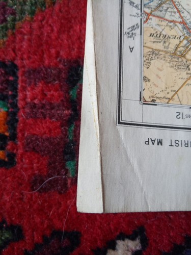 Ordnance Survey, Vintage Cloth 1 Inch Tourist Map of the Lake District. C.1925 - Picture 10 of 13