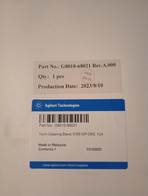 Agilent G8010-68021 Rev.a.000 For 5100 ICP-OES, Torch Cleaning Stand | eBay