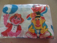 Set of 2 Meadowbrook Sesame Street Count Pillowcases VINTAGE Irregular SEE DESCR