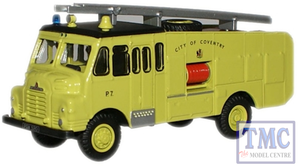 76GG004 Oxford Diecast 1:76 Scale OO Gauge Coventry Fire Brigade Green Goddess