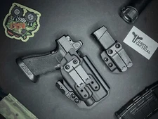 Davis Tactical IWB Light Bearing Kydex Holster For Glock 17/22/MOS TLR-7 HLx