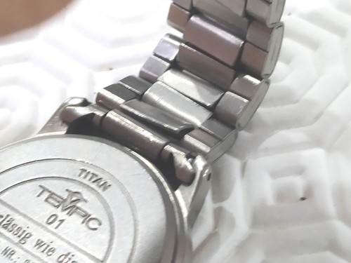 Orologio da polso uomo, Marca TEMPIC Titan, Buone condizioni, funzionante. - Foto 9 di 20