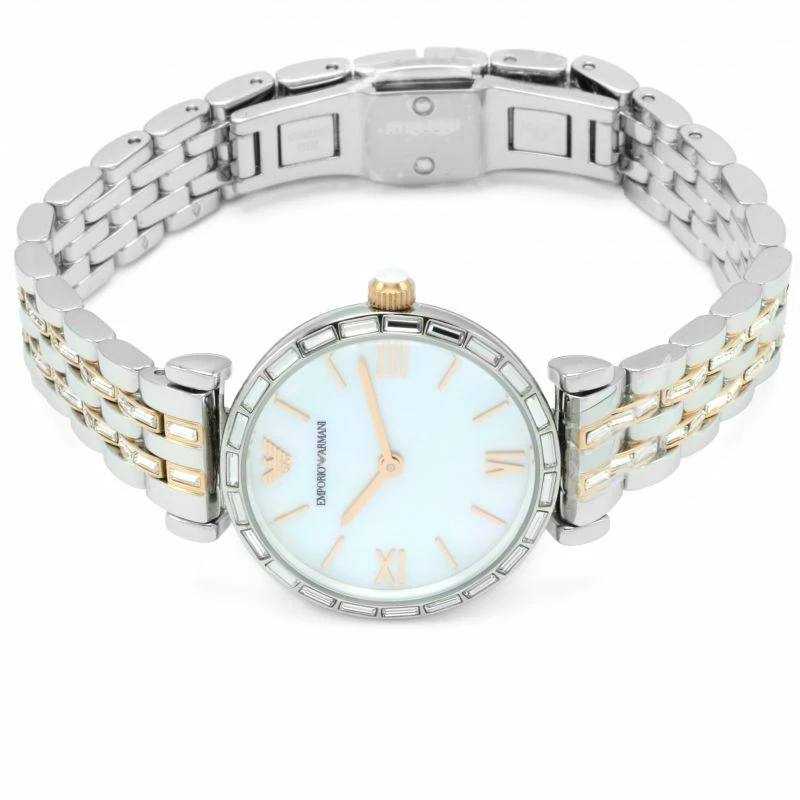 AR11290 Mother of Pearl, Silver & Rose Gold Stainless Steel Ladies Watch - image 2 of 4