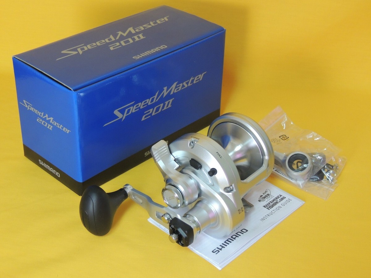 NEW SHIMANO SpeedMaster 20 II 2-SPEED LEVER DRAG REEL *1-3 DAYS