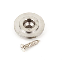 Genuine Fender J/P Bass String Retainer Guide w/ Mounting Screw - Chrome