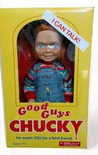 CHILDS PLAY 15" 'HAPPY FACE' TALKING CHUCKY 'GOOD GUY' FIGURE W/SOUND MEZCO