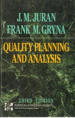 Quality Planning and Analysis, Gryna, Frank M.
