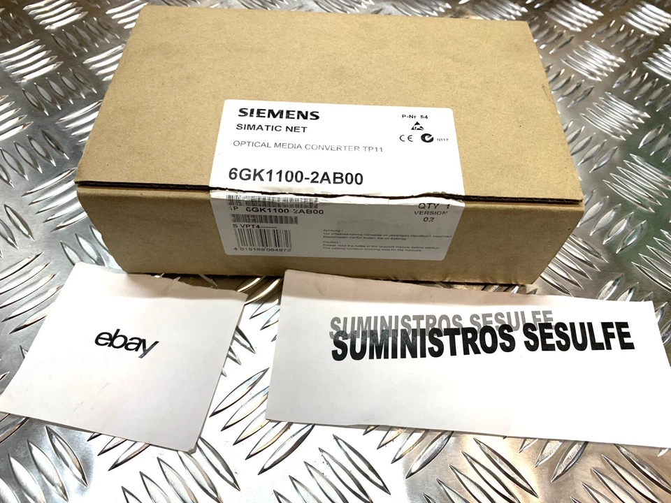 SIEMENS 6GK1100-2AB00 SIMATIC NET Optical Media Converter TP11 - Imagen 2 de 3