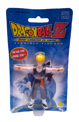 VINTAGE DRAGONBALL Z GOHAN FLEXIBLE FIGUR von KIDZ BIZ NEU AUF NICHT NEUWERTIG KARTE