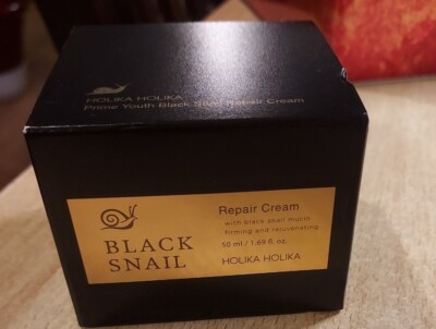 Holika Holika  Prime Youth BLACK SNAIL REPAIR CREAM 1.69oz / 50ml, NEW In Box 