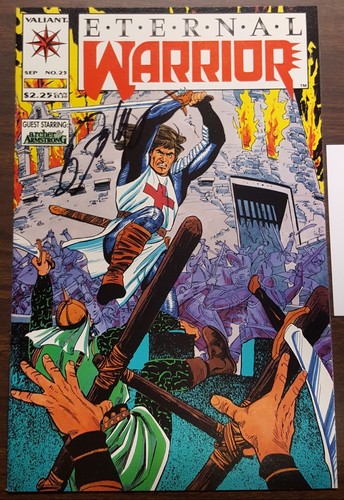 Eternal Warrior (1992) #11-36 + Yearbook SIGNED Bob Layton with Notarized WOS - Picture 70 of 136