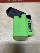 Newport Zero Small Side Single Jet Torch Cigar Lighter - Neon Green - New