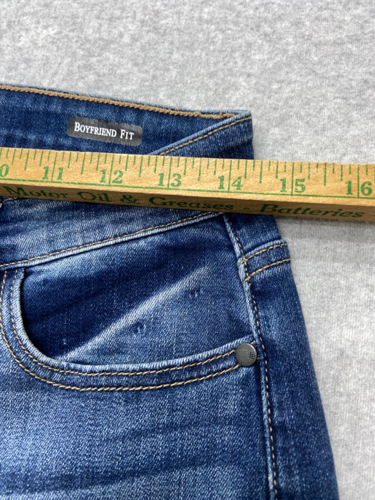 Judy Blue Womens Size 7/28 Blue Jeans Boyfriend Fit Distressed Stretch Denim