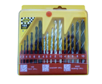 Hss Bohrer-Set 16-Tlg | Metall Holz Stein | Metallbohrer Holzbohrer Steinbohrer