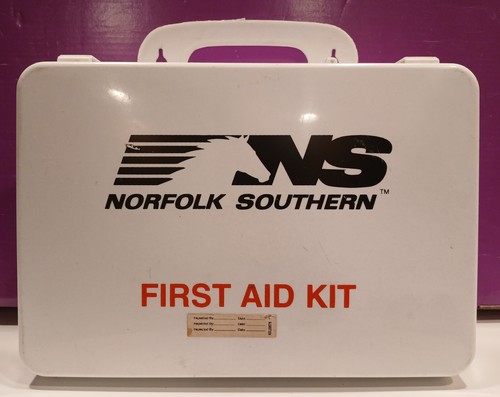 Nice-NORFOLK SOUTHERN Railroad First Aid Kit "Perfect For A Model Train Room"