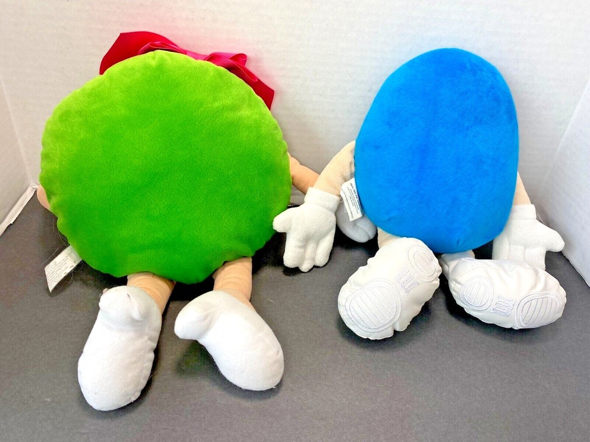 M&M Plush Stuffed Animals Mrs.Green & Blue Collectable | eBay