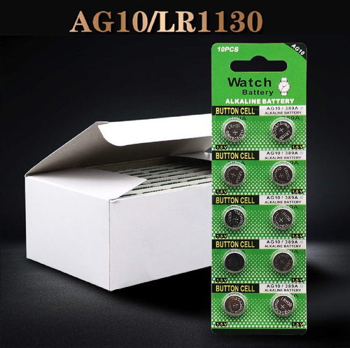 10Pcs 1.5V AG10 Alkaline Battery 189 389 AG10 LR1130 LR54 V10GA Battery Alkaline - Picture 7 of 12