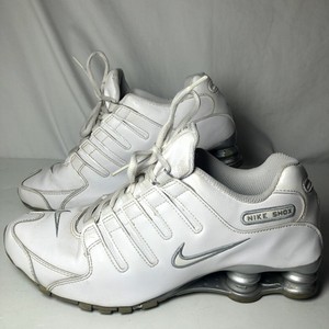 Nike Shox NZ 2010 Running Shoes Womens Size 9 White Silver 366571 Lenfryma_0 884497163666 | eBay