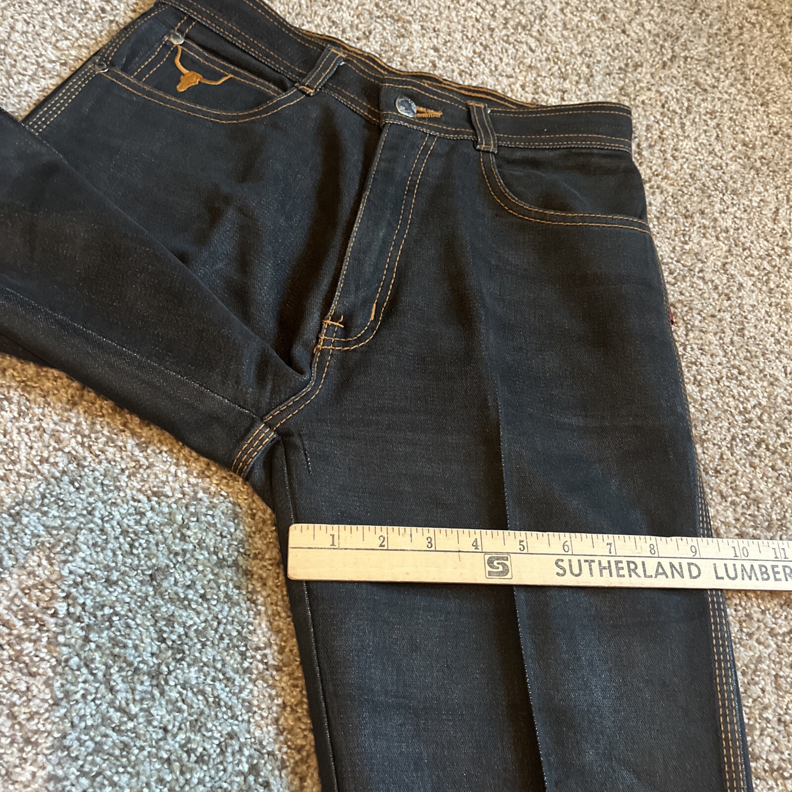Nino Valentino dark wash western jeans Womens 8 (27 X 31) - View 12