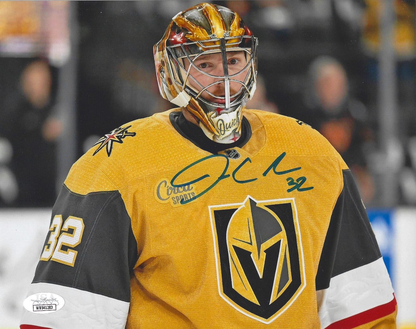 Jonathan Quick Autographed Signed Vegas Golden Knights AUTO 8x10 PHOTO W/ JSA CERT 