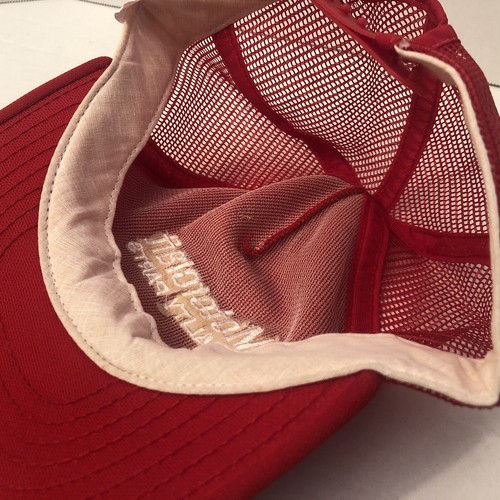 Cappello SnapBack Vintage Union Made USA Motorcraft Qualità Ricambi Camionista Maglia Grande - Foto 3 di 10