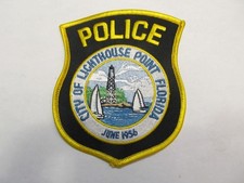 Florida Lighthouse Point Police Patch