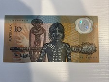 UNCIRCULATED 1988 $10 POLYMER BANKNOTE.  FRASER JOHNSON