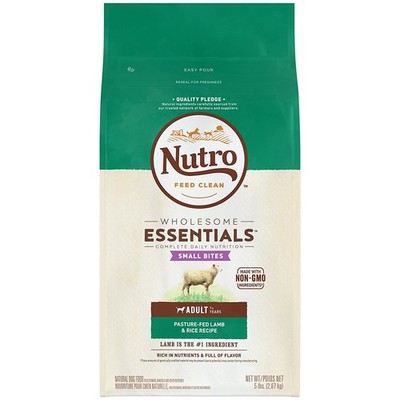 Nutro Natural Choice Small Bites Dry Dog 5 Pound (Pack of 1), Lamb & Rice