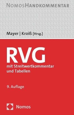 Hans-Jochem May Rechtsanwaltsvergütungsgesetz: RVG: Mit S (Hardback) (UK IMPORT)