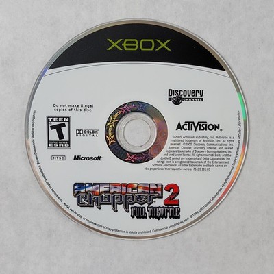 Amercian Chopper 2 Full Throttle - Loose Microsoft Original Xbox Disc