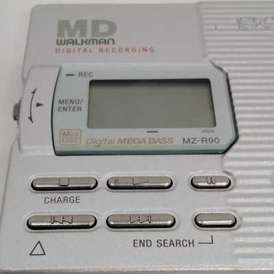SONY MZ-R90 MD Walkman MiniDisc Recorder Box Remote AC Adapter