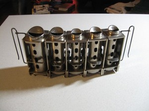 VINTAGE JOHNSON FARE BOX CO 5 BARREL COIN CHANGER PAT 1465409 sbs