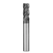4‑Flute Carbide Square End Mill with AlTiN Coating – 1/2″ Diameter Cutting Bit