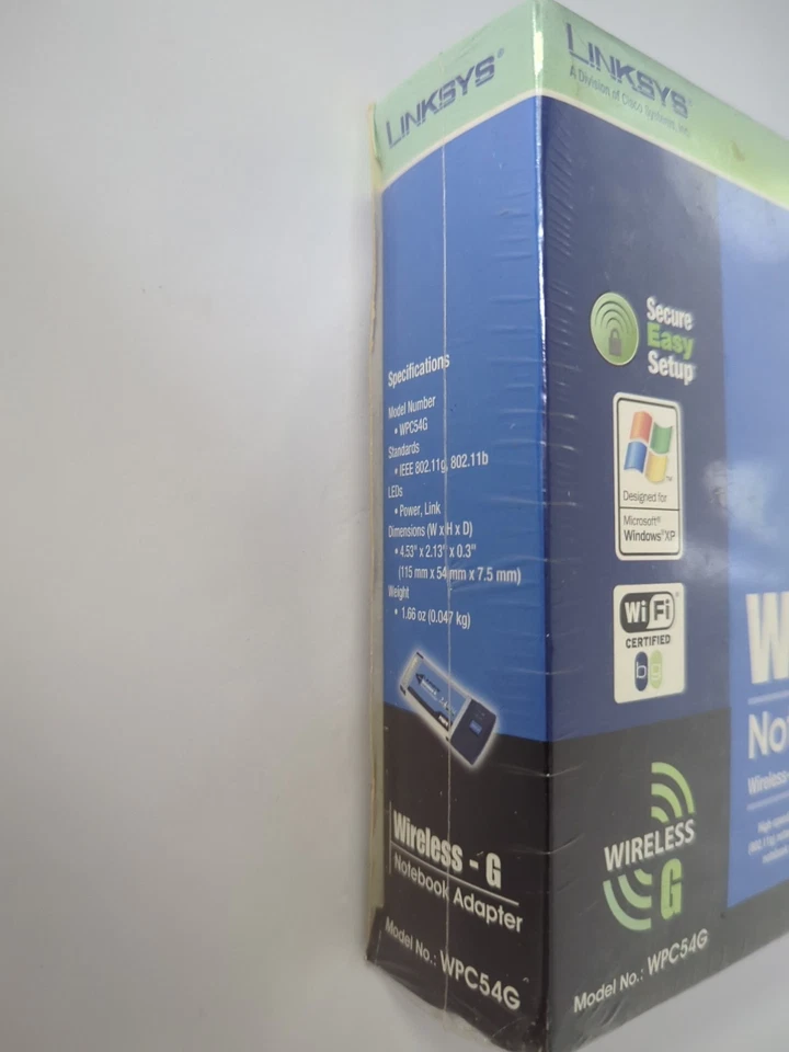 CISCO LINKSYS WIRELESS-G NOTEBOOK ADAPTER WPC54G - Image 4 of 4