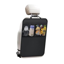 Back Seat Car Organizer, Waterproof Car Seat Cover, Kick Mats Back Seat Prote...