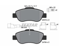 Textar Bremsbelagsatz BremsbeläGe Vorderachse FüR Fiat 500 Ford KA