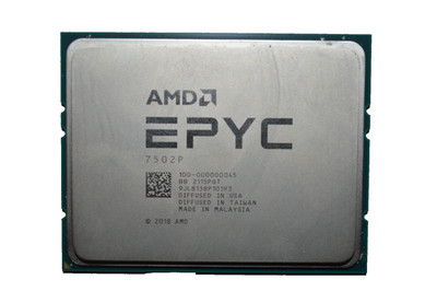 AMD EPYC 7502P 2.5GHz 32 Core 64 Thread Socket SP3 CPU 100-000000045