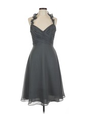 Allure Bridals Women Gray Cocktail Dress 12