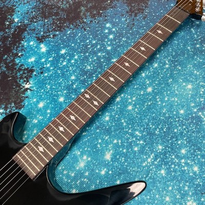 Black BC Rich Warlock Electric Guitar 6 Strings Solid Body H-H
