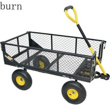 900 lbs Steel Garden Cart, Heavy Duty Yard Utility Wagon economical