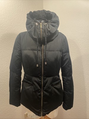 Zara Woman Downjacket In Schwarz Damen Gr. S Gebrauchsspuren Zustand