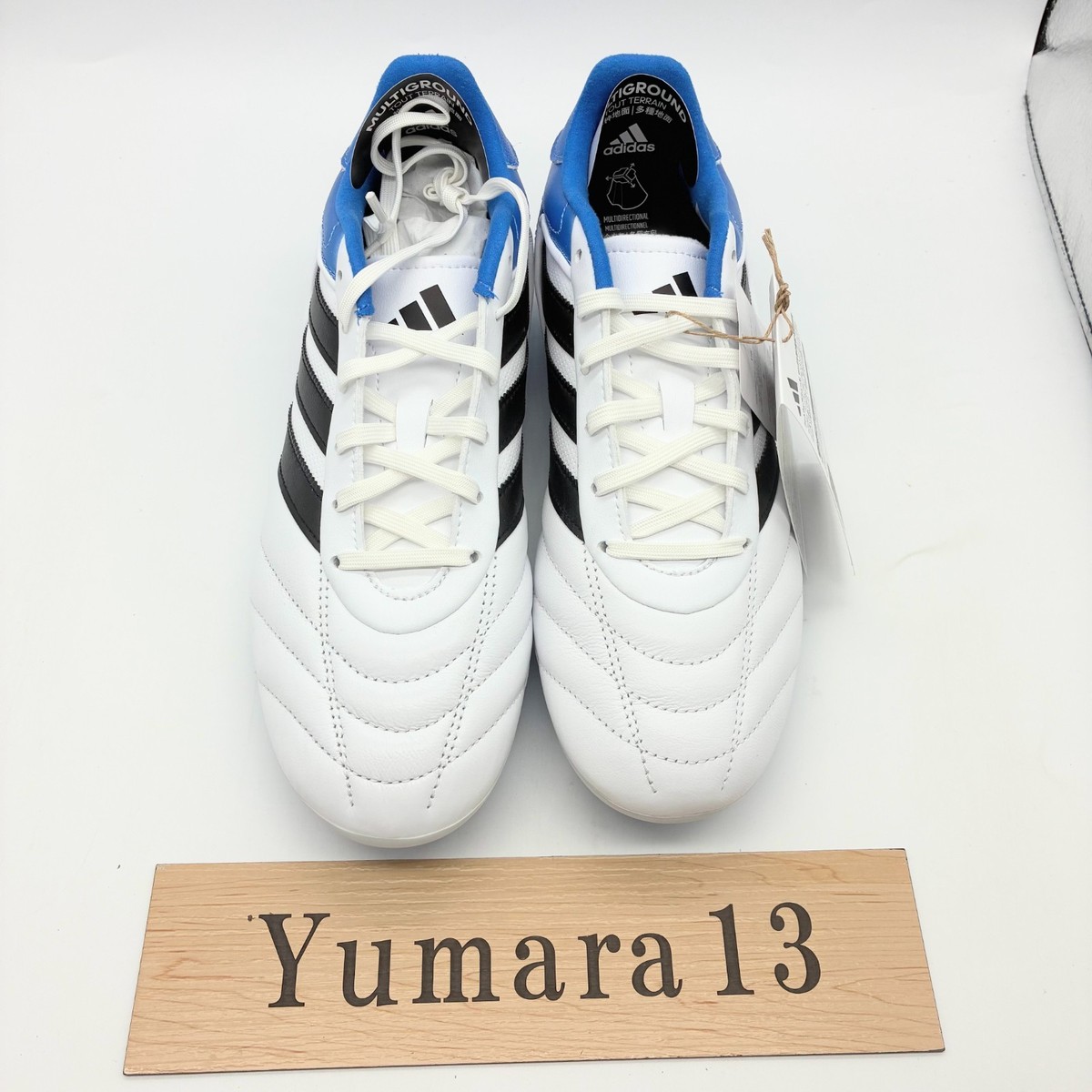 adidas Copa Gloro 2 Short Tongue HG/AG White Blue JH7163 Men's