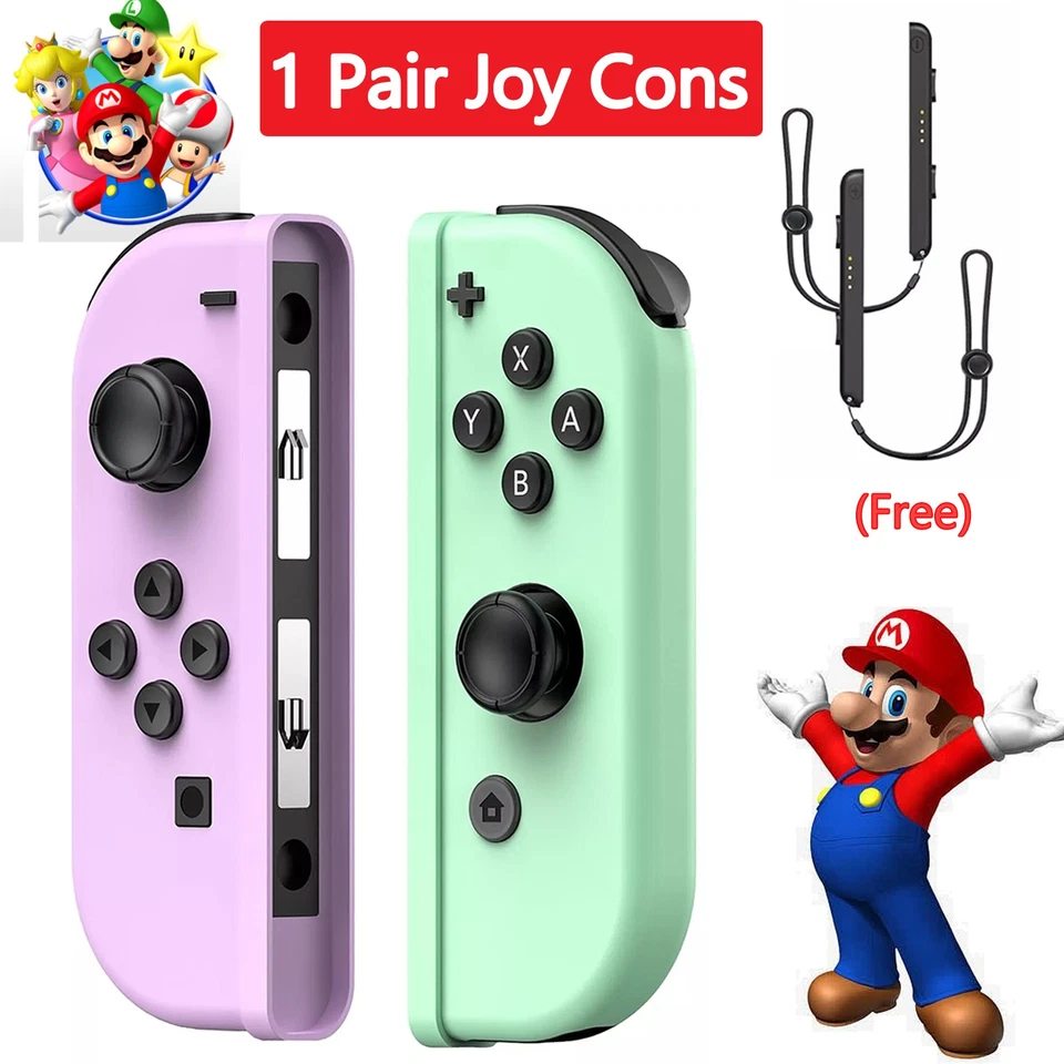 KINGTOSS For Nintendo Switch Joy-Con Controller Wireless Pair Gamepad Joypad Left & Right